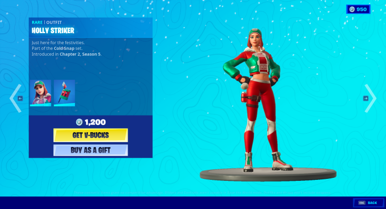 New Holly Striker Skin In Fortnite – FPS Guides